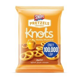 Snips knots Mustard Pretzels 100
